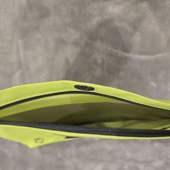 iScholar Jumbo Expandable Pencil Pouch, 3 Pockets, Neon Green - Picture 5 of 7